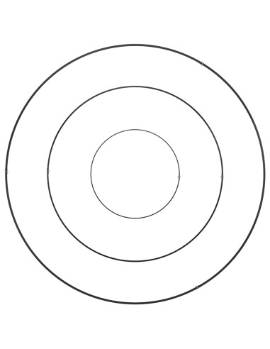 Градинска саксия Черно 90 x 90 x 20 см Стомана