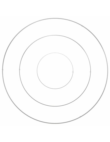 Градинска саксия Бяло 90 x 90 x 20 см Стомана