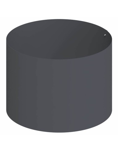Градинска саксия Антрацит 90 x 90 x 20 см Стомана