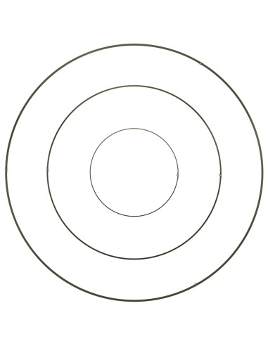 Градинска саксия Маслиненозелен 90 x 90 x 20 см Стомана