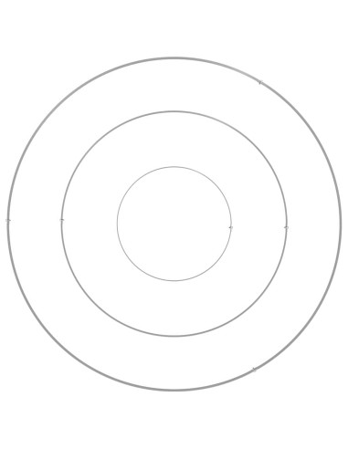 Градинска саксия Сребрист 90 x 90 x 20 см Неръждаема стомана