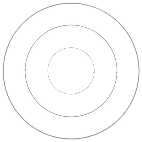 Градинска саксия Сребрист 90 x 90 x 20 см Неръждаема стомана