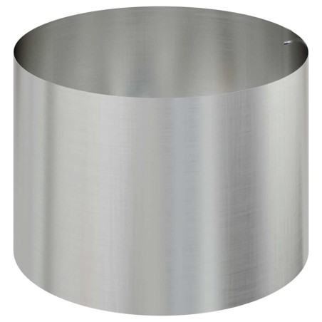 Градинска саксия Сребрист 90 x 90 x 20 см Поцинкована стомана