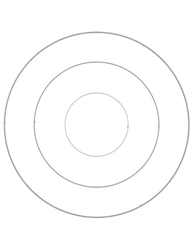 Градинска саксия Сребрист 90 x 90 x 20 см Поцинкована стомана