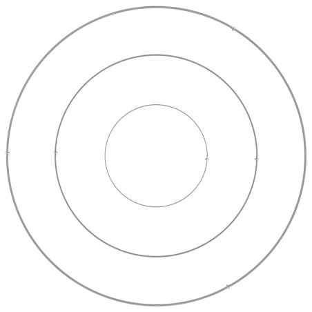 Градинска саксия Сребрист 90 x 90 x 20 см Поцинкована стомана