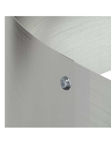 Градинска саксия Сребрист 90 x 90 x 20 см Поцинкована стомана
