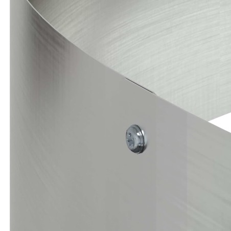 Градинска саксия Сребрист 90 x 90 x 20 см Поцинкована стомана