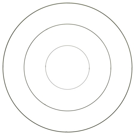 Градинска саксия Маслиненозелен 120 x 120 x 20 см Стомана