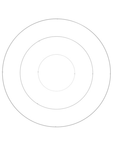 Градинска саксия Сребрист 120 x 120 x 20 см Неръждаема стомана