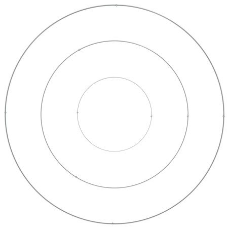 Градинска саксия Сребрист 120 x 120 x 20 см Поцинкована стомана