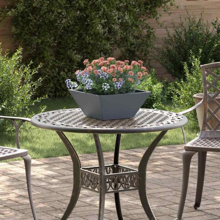 Саксия за градина 5 pcs Антрацит 35 x 35 x 15 см Стомана