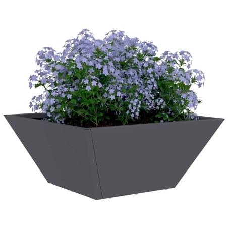 Саксия за градина 5 pcs Антрацит 35 x 35 x 15 см Стомана