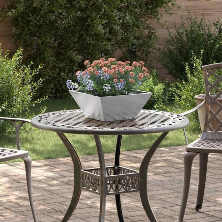 Саксия за градина 5 pcs Сребрист 35 x 35 x 15 см
