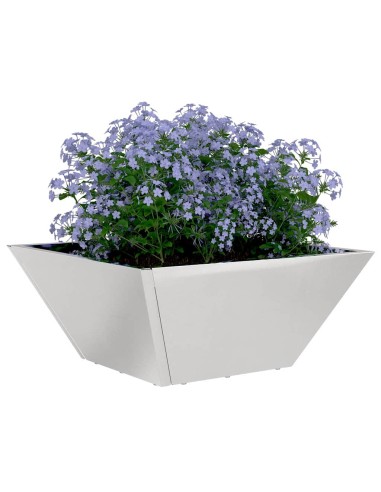 Саксия за градина 5 pcs Сребрист 35 x 35 x 15 см