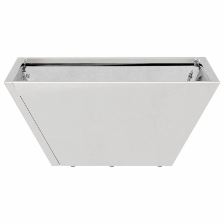 Саксия за градина 5 pcs Сребрист 35 x 35 x 15 см