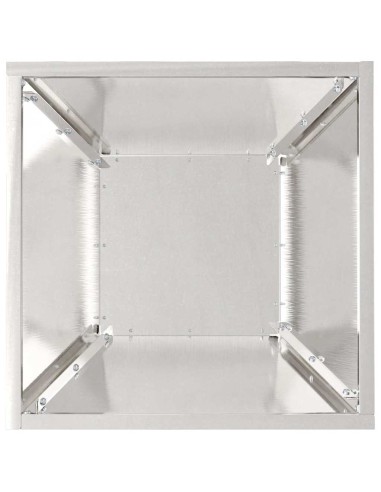 Саксия за градина 5 pcs Сребрист 35 x 35 x 15 см