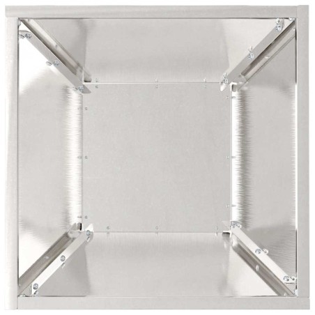 Саксия за градина 5 pcs Сребрист 35 x 35 x 15 см