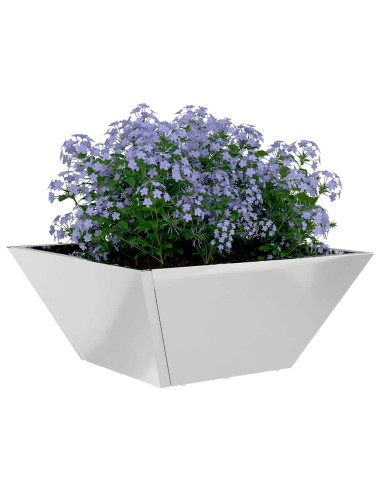 Саксия за градина 5 pcs Сребрист 35 x 35 x 15 см