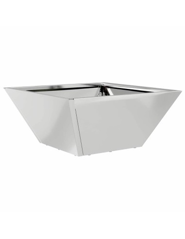 Саксия за градина 5 pcs Сребрист 35 x 35 x 15 см