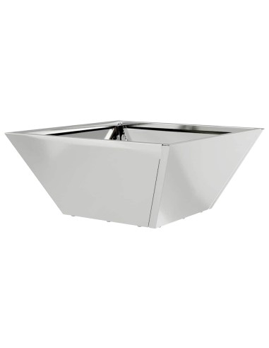 Саксия за градина 5 pcs Сребрист 35 x 35 x 15 см