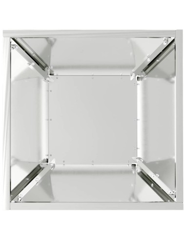 Саксия за градина 5 pcs Сребрист 35 x 35 x 15 см