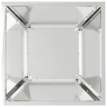 Саксия за градина 5 pcs Сребрист 35 x 35 x 15 см