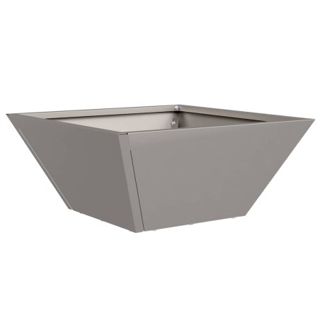 Саксия за градина Ръждясало 35 x 35 x 15 см Патинираща стомана