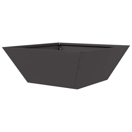 Саксия за градина 5 pcs Черно 40 x 40 x 15 см Стомана
