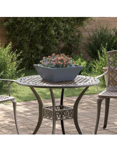 Саксия за градина 5 pcs Антрацит 40 x 40 x 15 см Стомана