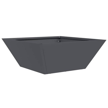 Саксия за градина 5 pcs Антрацит 40 x 40 x 15 см Стомана