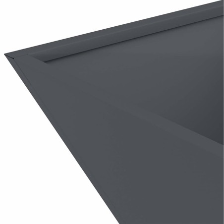 Саксия за градина 5 pcs Антрацит 40 x 40 x 15 см Стомана
