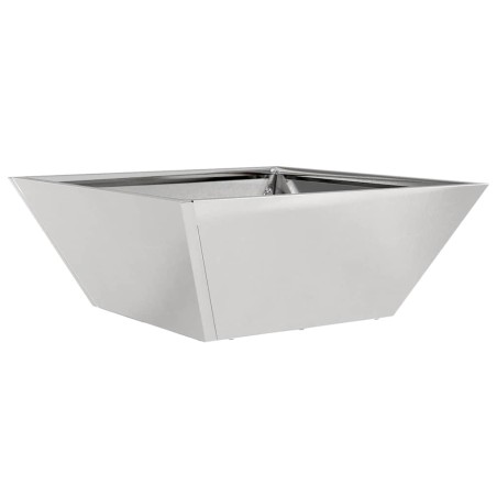 Саксия за градина 5 pcs Сребрист 40 x 40 x 15 см