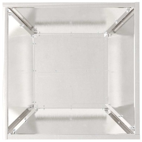 Саксия за градина 5 pcs Сребрист 40 x 40 x 15 см
