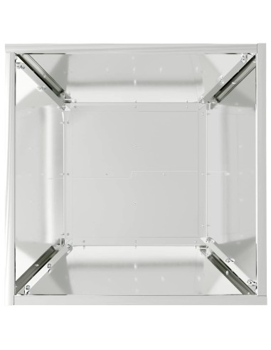 Саксия за градина 5 pcs Сребрист 40 x 40 x 15 см