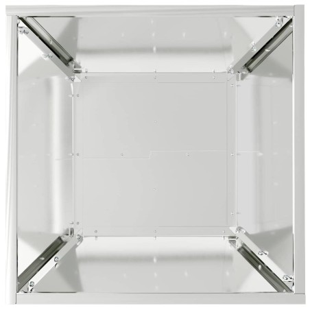 Саксия за градина 5 pcs Сребрист 40 x 40 x 15 см