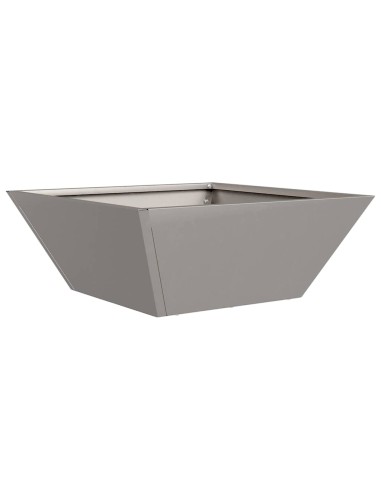 Саксия за градина 5 pcs Ръждясало 40 x 40 x 15 см