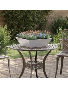 Саксия за градина 5 pcs Сребрист 50 x 50 x 15 см