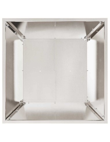 Саксия за градина 5 pcs Сребрист 50 x 50 x 15 см