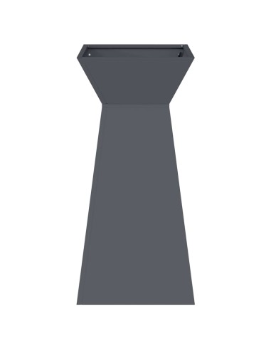 Саксия с колона Антрацит 35 x 35 x 73 см Стомана