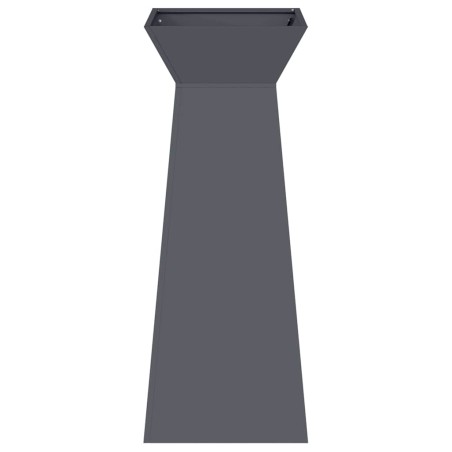 Саксия с колона Антрацит 40 x 40 x 100 cm Стомана