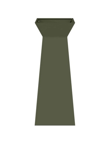 Саксия с колона Маслинено 40 x 40 x 100 cm Стомана