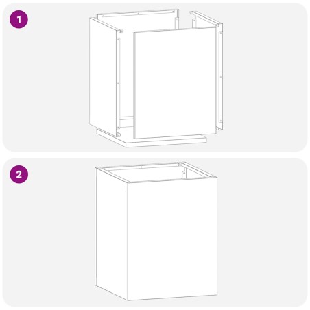 Градинска саксия Бяло 32 x 32 x 40 см Студено валцована стомана