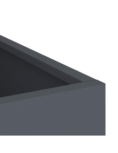 Градинска саксия Антрацит Студено валцована стомана