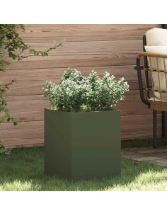 Градинска саксия Маслиненозелен 32 x 32 x 40 см