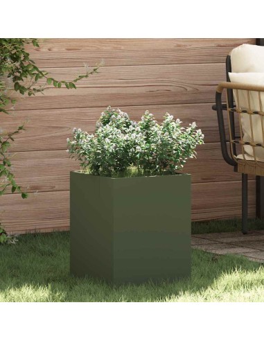 Градинска саксия Маслиненозелен 32 x 32 x 40 см