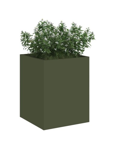 Градинска саксия Маслиненозелен 32 x 32 x 40 см