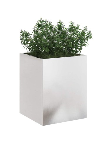 Градинска саксия Сребрист Неръждаема стомана