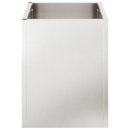 Градинска саксия Сребрист Неръждаема стомана