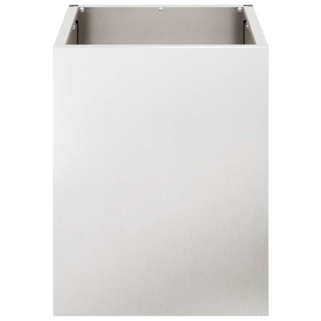 Градинска саксия Сребрист Неръждаема стомана