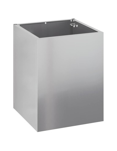 Градинска саксия Сребрист Поцинкована стомана